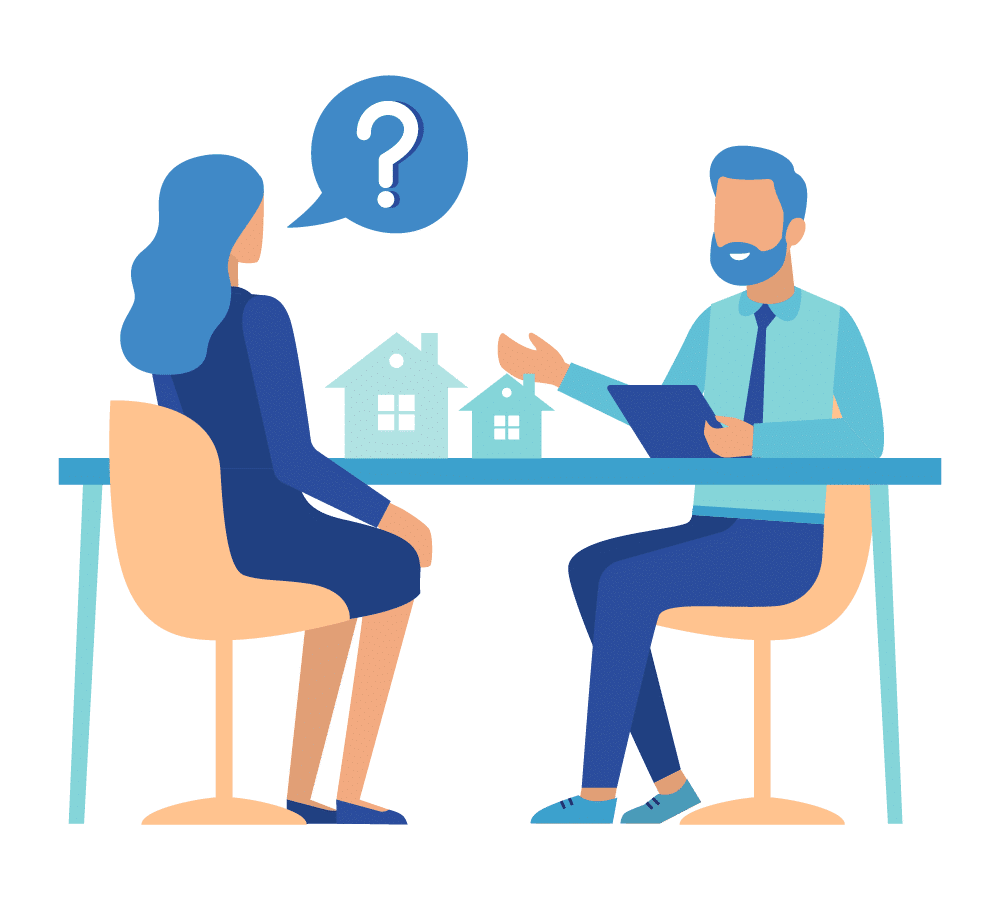 A consultation on home buying questions with an expert advisor.