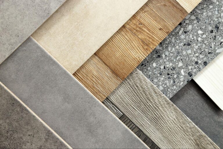 Diverse textures and materials for contemporary interior design inspiration.