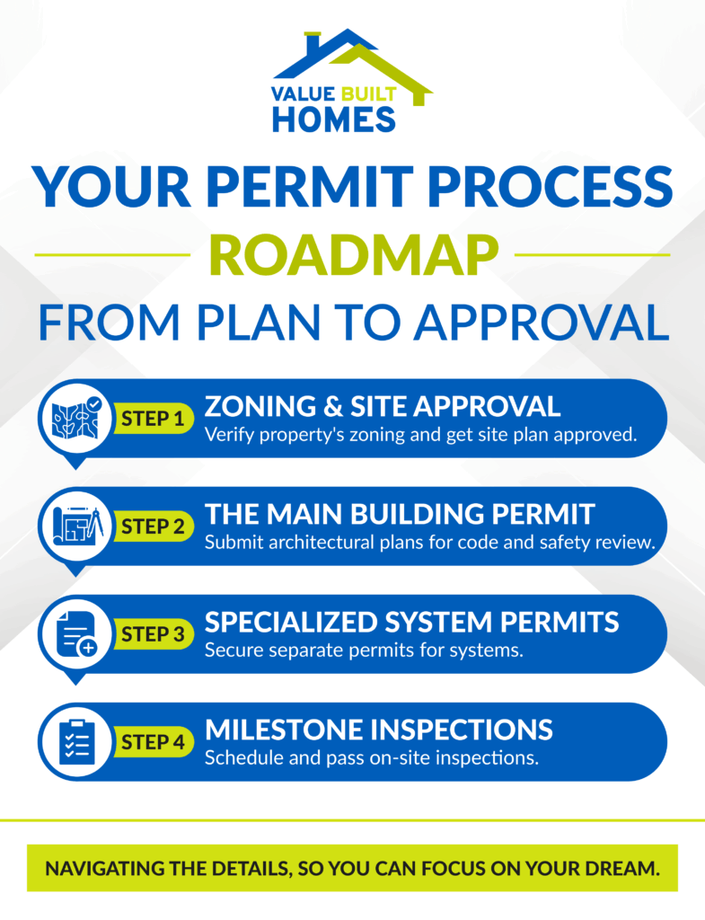 Your guide to navigating the permit process from plan approval to inspections.