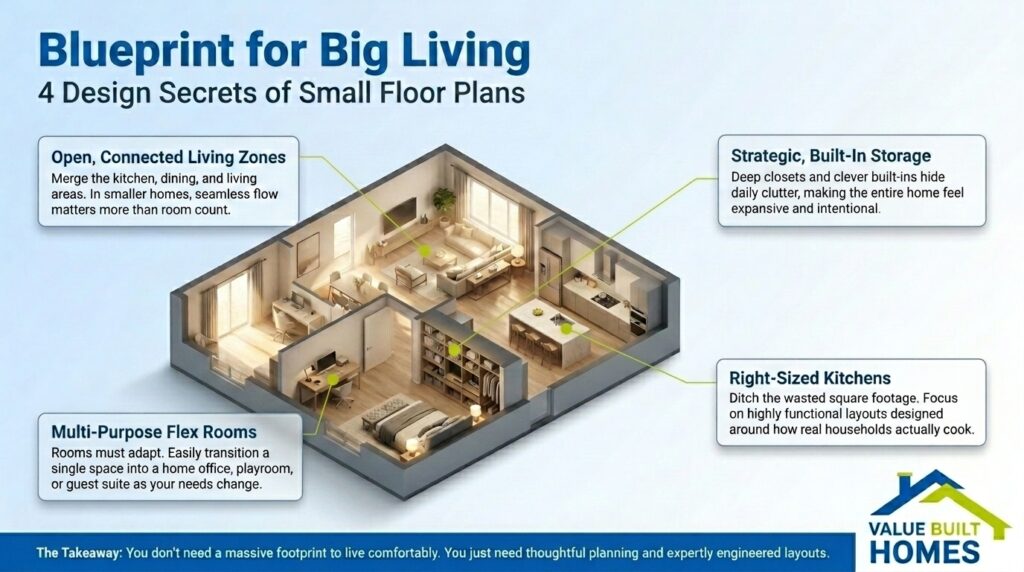 Blueprint for big living with design secrets for small, efficient floor plans.