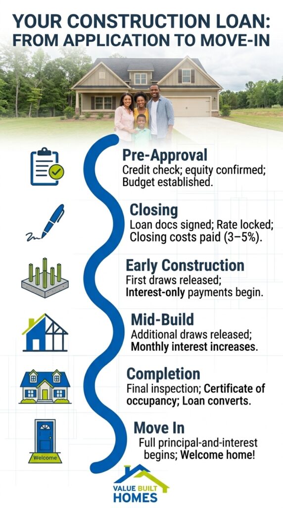 Essential guide to construction loans: from application to homeownership success.