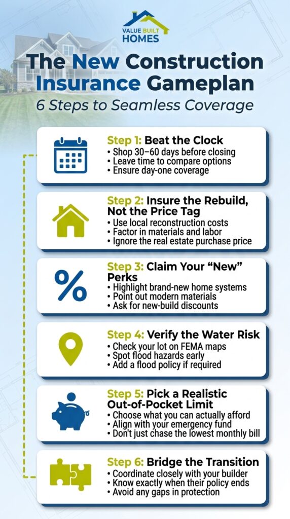 New construction insurance guide: 6 essential steps for seamless coverage and protection.