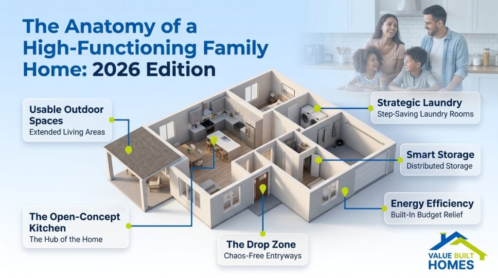 Explore the key features of a high-functioning family home in 2026.