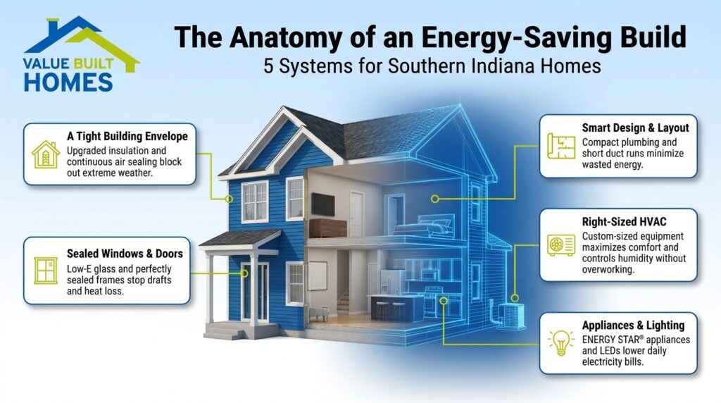 Explore systems for building an energy-efficient home with smart design and effective insulation.