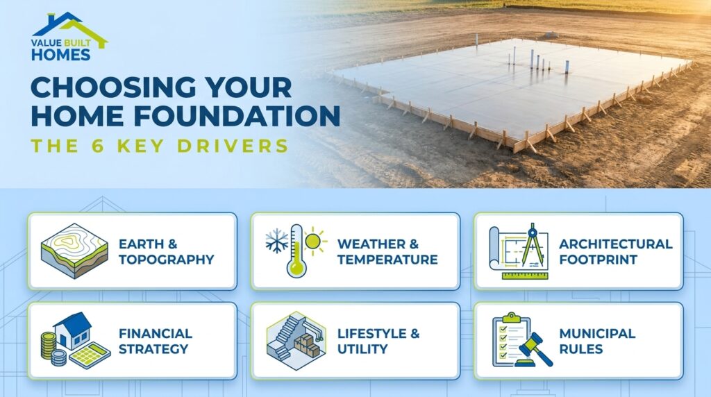Explore key drivers for choosing house foundation types effectively.